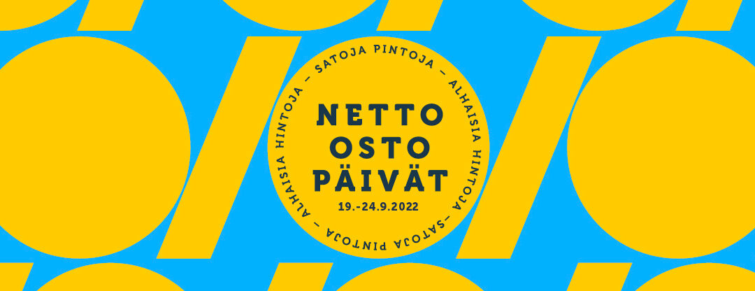 Netto-ostopäivät ovat pian täällä!