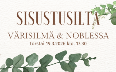 Sisustusilta – Värisilmä & Noblessa 19.3.2026